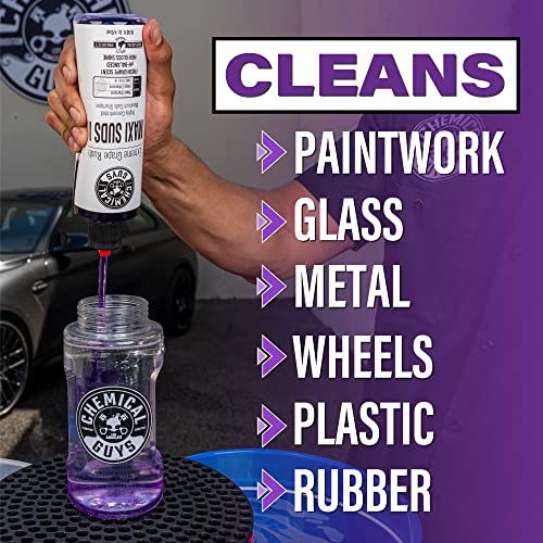 Chemical Guys, Maxi Suds II Foaming Car Wash Soap for Cannons, Grape, 64 oz | High-foam, pH-balanced suds for cannons, guns or buckets, gentle on wax and coatings - size: 64 Fl Oz (Pack of 1)