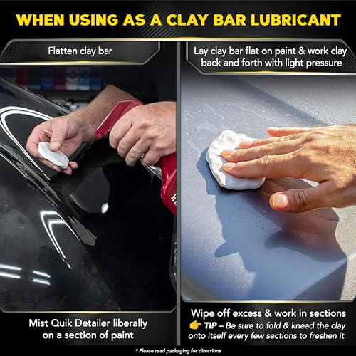Meguiar's Quik Detailer, Mist & Wipe Car Detailing Spray, Clear Light Contaminants and Boost Shine with a Quick Detailer Spray that Keeps Paint and Wax Looking Like New,32 oz. | Mist & Wipe, Clear Light Contaminants, Boost Shine, Keeps Paint and Wax Looki