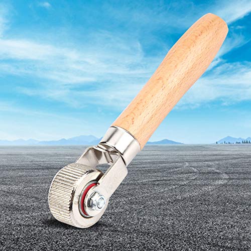 car Wheel Wooden Handle tire Patch Repair Stitcher Bearing Roller Repair Tool Middle (Medium) - size: Medium
