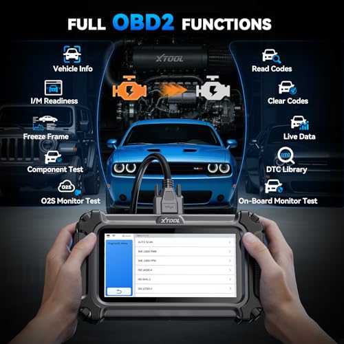 XTOOL IP500 for Jeep OBD2 Scanner, Full Systems Bi-Directional Scan Tool for Jeep/Dodge/Chrysler, with FCA AutoAuth, OBD2 Scanner Diagnostic Tool with All Reset -(Injector/EPB/ABS/BMS),Lifetime Update