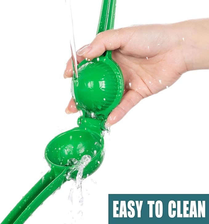 Manual Juicer Citrus Lemon Squeezer, Fruit Juicer Lime Press Metal, Professional Hand Juicer Kitchen Tool(Lime)