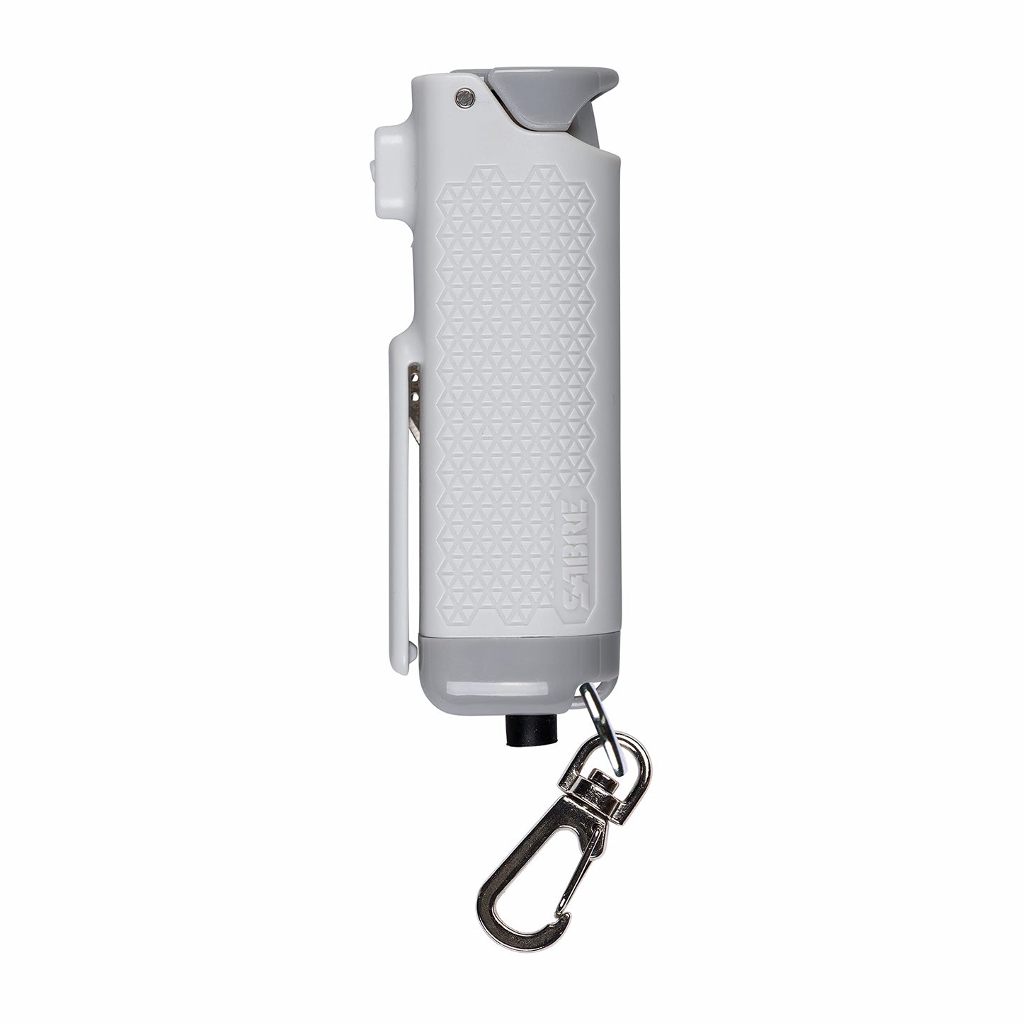 SABRE Safe Escape 3-In-1 Pepper Gel With Window Breaker Seat Belt Cutter, Maximum Strength Pepper Spray, Snap Clip Keychain for Easy Carry & Fast Access, Easy to Use Fast Flip Top Safety, 0.54 fl oz