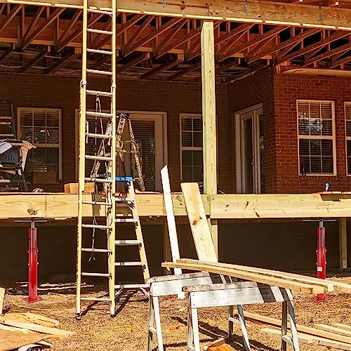 BISupply Basement Floor Jack 19” - 36” Adjustable Support Beam House Jack Post - Floor Lifting Joist Beam Brace for Cellar Ceiling 9700 lbs Max Capacity Screw Pole Jack - 6 Pack - size: 19-36 Inch (6 PACK)