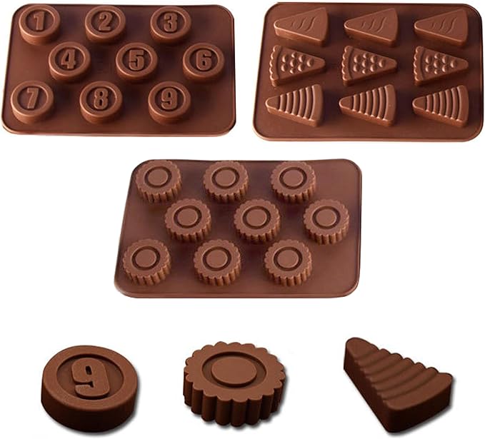 Kids' Complete Oven Pan Set Compatible with Easy Bake Ultimate Oven,Accessories for Cooking Easy Bake Oven Mixes,Includ Round flower style, round number style, triangular cake style,circle pan.