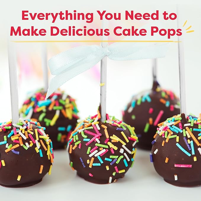 Baketivity Cake Pop & Pretzel Baking Kit Bundle – 2 Fun DIY Cooking Sets for Kids with Pre-Measured Ingredients – Learn, Bake & Bond – Fun Gift for Ages 5-12+