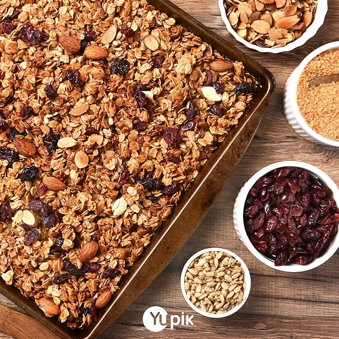 Yupik Raw California Walnuts, Halves & Pieces, 2.2 lb (35.2 oz), Kosher, Gluten-Free, Vegan, Unsalted, Unroasted, Source of Omegas, Healthy Snacks, Nut Topping, Ideal for Baking & Cooking