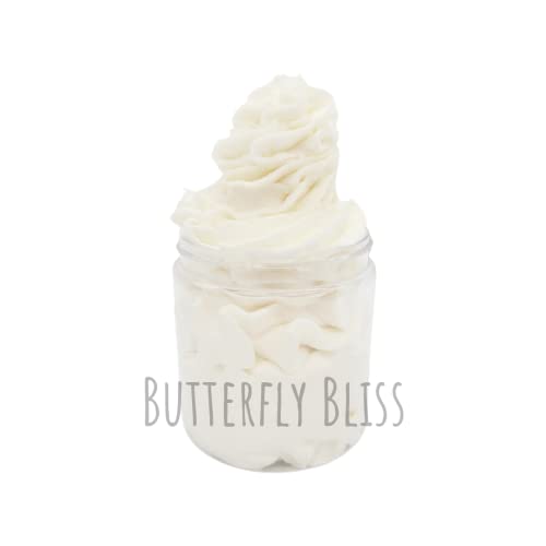 Caramel Corn Whipped Body Butter, natural lotion, organic, 4oz jar, made with shea butter, mango butter, coconut oil, almond oil