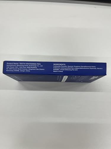 Ollm Teeth Whitening Pen Gel - 3 Pcs Tooth Whitening Gel Professional, 20+ Uses, Effective＆Painless, No Sensitivity, Easy to Use, Beautiful White Smile Tooth Whitener for Home, Travel