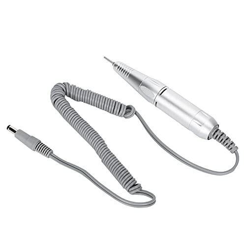 35000rpm Electric Nail Drill Machine, Aluminum Alloy Nail Polisher Grinder Handpiece Grinder Manicure Pedicure Nail Art Tool Replacement Handle for Electric Nail Drill Machine