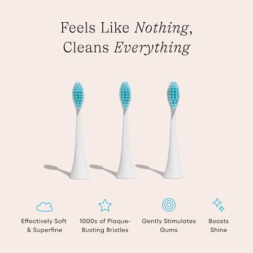 Electric Brush Refills, Ultra-Sensitive & Soft, 3-Pack Replacement for Sonicare, Experience Superior Clean, Electric Toothbrush Brush Heads