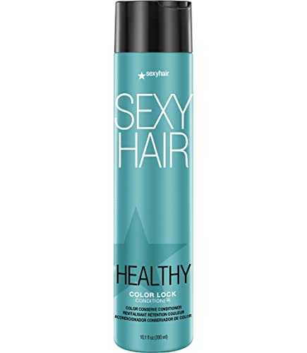 SexyHair Healthy Color Lock Color Conserve Conditioner, 10.1 Oz | Color Safe | SLS and SLES Sulfate Free | All Hair Types