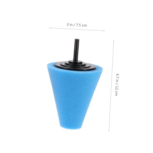 PRETYZOOM 3Pcs Auto Wheel Polishing Cone Set Buffing Pads for Car Wheel Compatible Drill for Detailing and Finishing