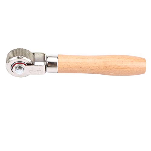 car Wheel Wooden Handle tire Patch Repair Stitcher Bearing Roller Repair Tool Middle (Medium) - size: Medium