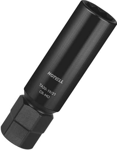 10 Spline Lug Nut Key, Thicker Wall 10 Point Wheel Lock Socket Set | CR-MO Wheel Lugnut Removal Tool for Aftermarket Locking Lug Nuts, Compatible with Bimecc Lug Nuts - style: TA20-19/21