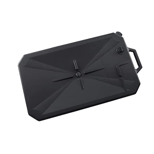 SLMOTO Motorcycle Oil Drain Pan Fit for Harley Road King FLHR FLHX | Black motorcycle oil drein pan low profile oil drain pan garage waste fluid collection oil drain pan tool for drain pan. - size: Black