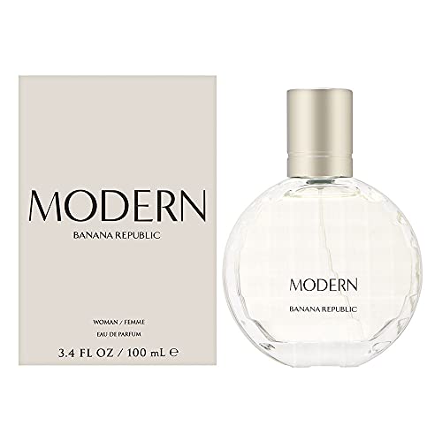 BANANA REPUBLIC Modern Women Eau de Parfum Spray for Women, 3.4 Ounces, Clear