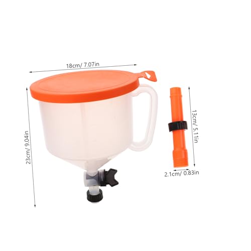 Unomor Spill Coolant Filling Kit Radiator Funnel with Valve Plastic Cooling System Tool for Automotive Radiator Maintenance and Fluid Handling