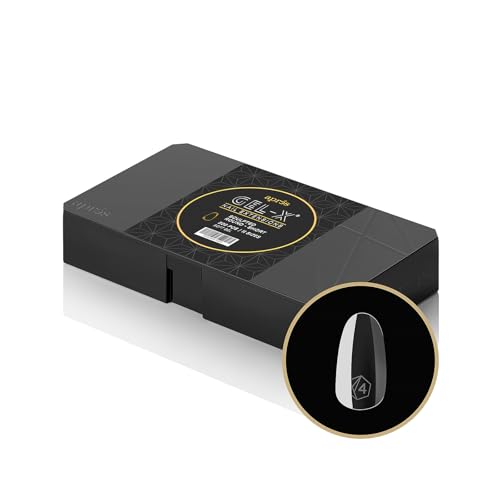 Aprés Gel-X® Sculpted Round Short Tip Box | 500pc Gel-X Tips, 11 Sizes 00-9, Premium Quality