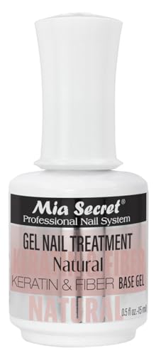 Mia Secret Professional Gel Nail Treatment Keratin Base & Top Gel 0.5 FLoz