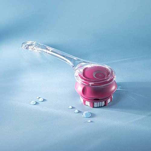 Beurer FC55 Electric Body Scrubber for Exfoliating and Massage, Waterproof for Showering, Cordless and Rechargeable, Spinning Skin Cleansing Brush with 2 Attachments