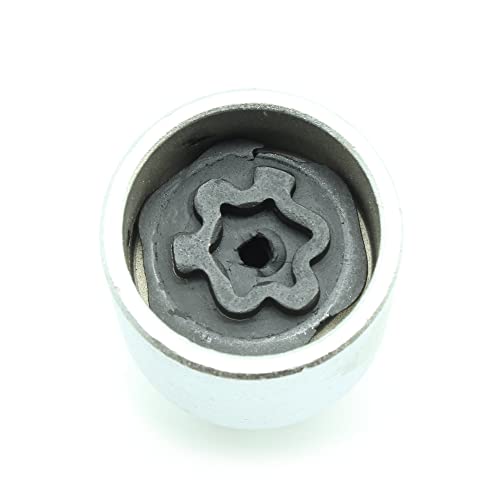 TEMO 521 Wheel Lock Nut Screw Removal Key Anti-Theft Lugnut Socket S3056 for Vw Audi Vag Volkswagen Vehicles - size: Model 521 (1 Piece)