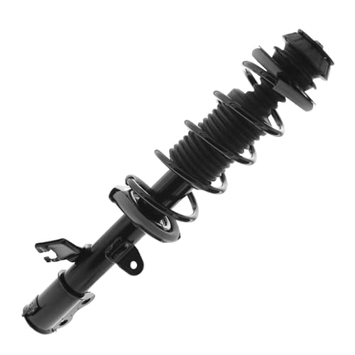 Detroit Axle - 4pc Front Struts Sway Bars for 2012-2019 Nissan Versa Note | 2 Struts with Coil Springs 2 Sway Bars 2013 2014 2015 2016 2017 2018 Replacement Suspension Kit - size: 4QS54063/ sway kit