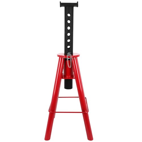 cciyu Pin-Type Jack Stands Heavy Duty Steel 10 Ton (20,000 lbs) Capacity | Adjustable Height 30" to 48" for Cars Trucks, Trailers, Equipment in garages，Agricultural, Industrial