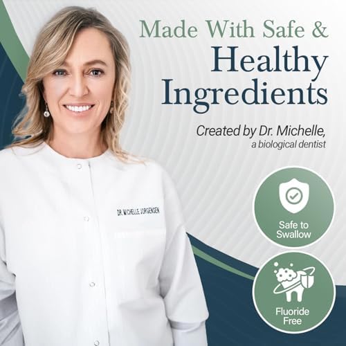 Remineralizing Tooth Powder – Fluoride-Free Natural Oral Care – Gently Cleans & Whitens – Supports Strong Teeth & Fresh Breath – Vegan, Non-GMO, Made with Clean Ingredients (Regular, WHITENING)