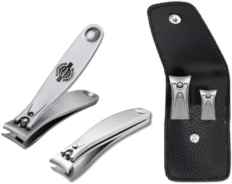 Made in Solingen, Germany – APEXAY Professional Nail Clippers Set, Premium Fingernail & Toenail Cutter for Men & Women, Heavy Duty, Surgical Stainless Steel, Sharp, Durable, for Thick Nails, Trim Easy