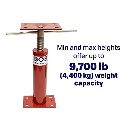 BISupply House Jacks for Leveling Crawlspace 4 Pack - 12 to 16 inch Adjustable Support Beam Basement Jack Post - Floor Lifting Joist Beam Brace for Cellar Ceiling - Screw Pole Jack - size: 12-16 Inch (4 PACK)