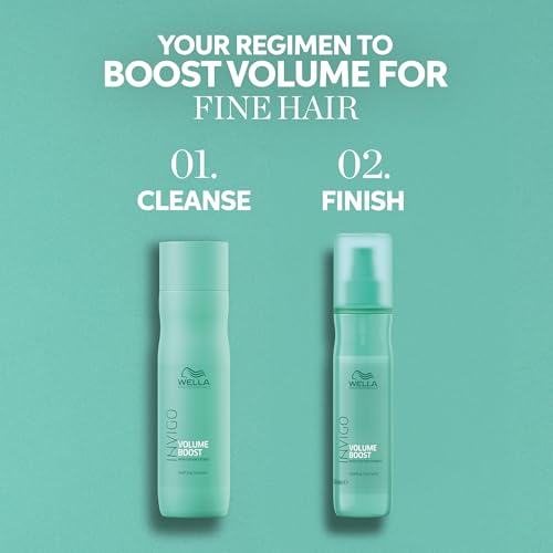 Wella Professionals Invigo Volume Boost Shampoo For Added With Bodyfying Spring Blend