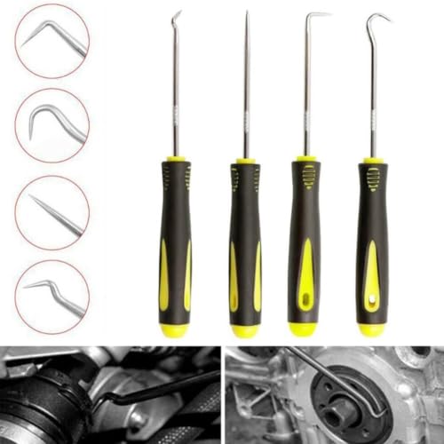 Car Trim Removal Pick Tool and Hook Set 90 Degree Right Angle O Ring Puller Auto Repair Kit (1#) - color: 1#