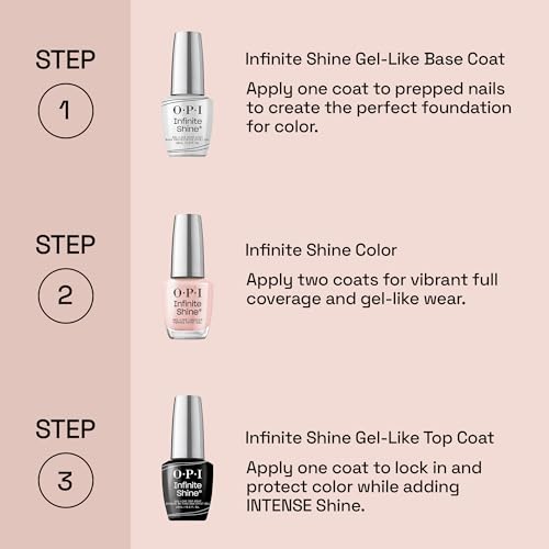 OPI Infinite Shine Long Wear Nail Polish | Opaque Dark Crème Gel Like Nail Polish | Vegan, Long Lasting, Streak Free