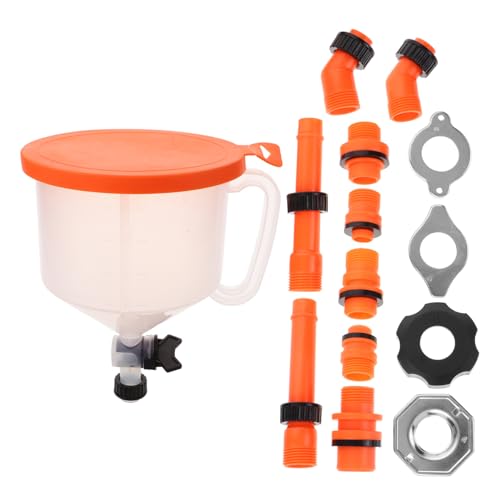 1set Spill Coolant Funnel Kit Radiator Filling Tool for Efficient Coolant Handling Easy Operation and Organized Workspace for Car Maintenance