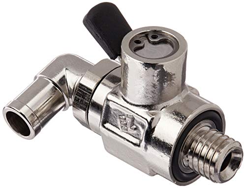 EZ-107(12mm-1.75) EZ Oil Drain Valve with removable L-Shape Hose End Combo