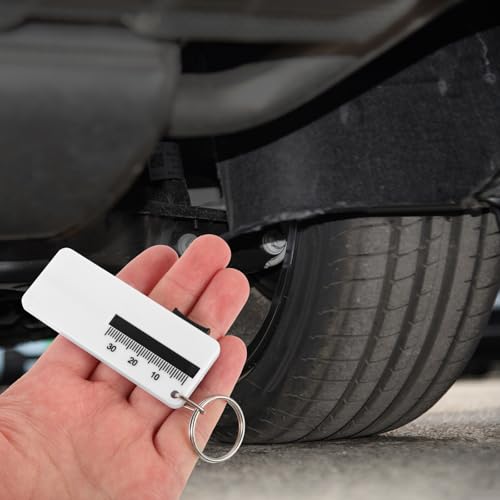 3pcs Tire Tread Depth Gauge Set Abs Material Precise Measurement Tool Easy to Use Automotive Tire Thread Gauge