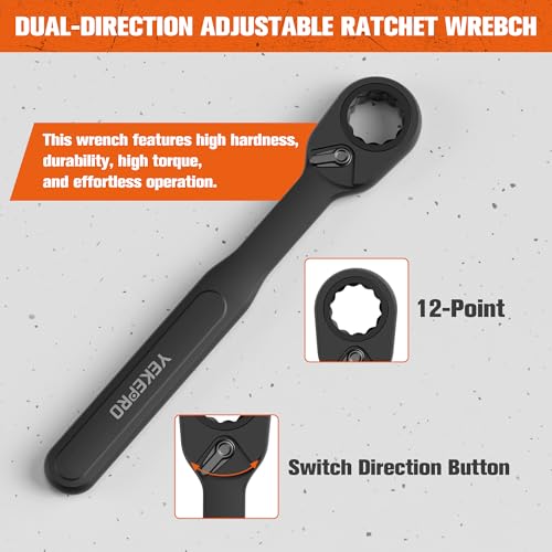 37Pcs 1/4" Metric Pass-Through Socket Set with Reversible Ratchet | Non-Slip Extractor Sockets for Damaged & Stubborn Fasteners - size: 37PCS 1/4" Metric