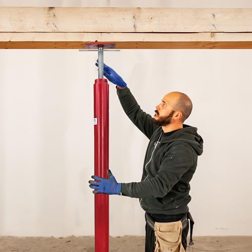 BISupply House Jacks for Leveling Crawlspace 3 Pack - 54-150 inch Adjustable Support Beam Basement Jack Post - Floor Lifting Joist Beam Brace for Cellar Ceiling - Screw Pole Jack - size: 54-150 Inch ( 3 PACK)