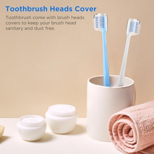 V-Shaped Orthodontic Toothbrush for Braces, Soft Bristles, 6 Count, with Interdental Brushes