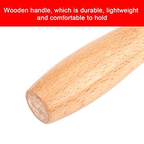 car Wheel Wooden Handle tire Patch Repair Stitcher Bearing Roller Repair Tool Middle (Medium) - size: Medium