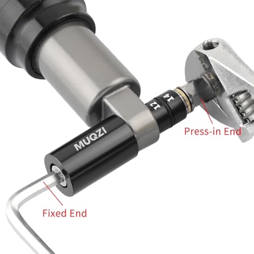 Bike Rear Shock Bushing Tool Kit, MTB Rear Shock Bearing Bushing Replacement Installation and Removal Tool for Mountain Road Bicycles Rockshox Fox - color: Black