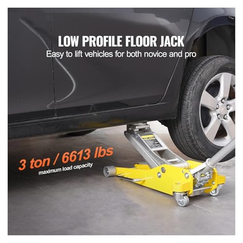 3T/2T Floor Jack Aluminum Hydraulic Racing Car with Dual Piston Lift Pump for Auto Repaire(3T Aluminum) - color: 3T Aluminum
