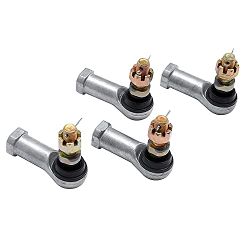 Tie Rod End Kit, Compatible With 1997-2017 Honda Foreman 400/450 / 500 | 2001-2017 Honda Foreman Rubicon 500, Two Sets Ball Joint, ATV Accessories - size: 1997-2017 Honda Foreman