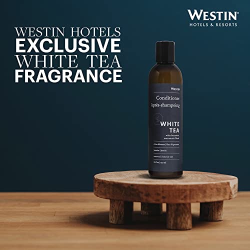 Westin White Tea Aloe Conditioner, 8 ounces - Repairive Conditioner for All Hair Types with Lightweight Formula, Signature White Tea Aloe Scent