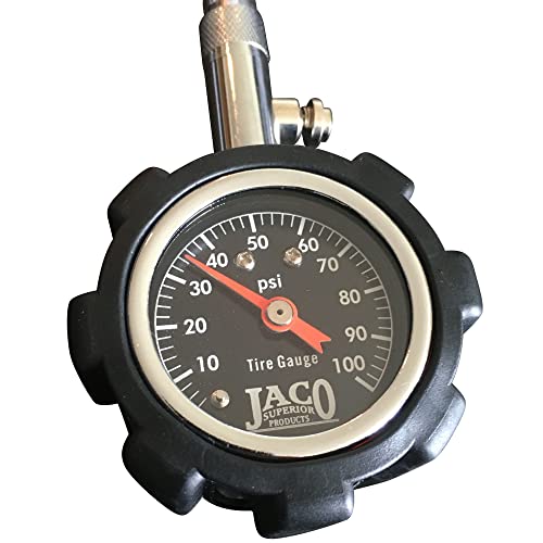 JACO Deluxe Tire Pressure Gauge - 100 PSI