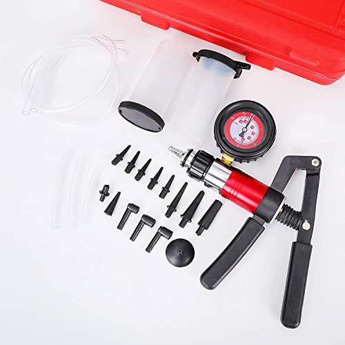 Yonligonju 23pc Brake System Bleeding Tools (red) - color: red