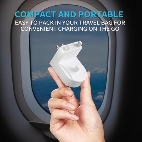 Wireless Electric Toothbrush Wall Charger Compatible with Oral-B and Braun Models (Excluding iO 7/8/9/10 and Pulsonic Series)