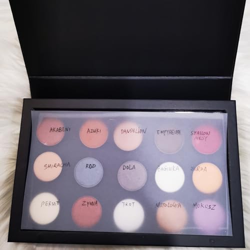 4-Layer Book Shaped Magnetic Eyeshadow Palette Empty Makeup Storage Box For Eyeshadow Lipstick Blush Powder extra large big space