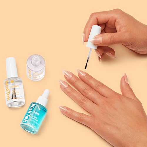 Nail Tek Recovery Kit – Nail Repair for Damaged Nails, Hydrate, Renew, & Strengthen Nails Treatment, Made in USA, 0.5 fl oz each