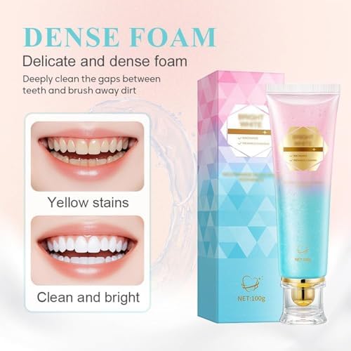 Niacinamide Whitening Toothpaste, Nicotinamide Dazzling White Toothpastes, Bright White Toothpaste, Fresh Breath Remove Tooth Stains (2)